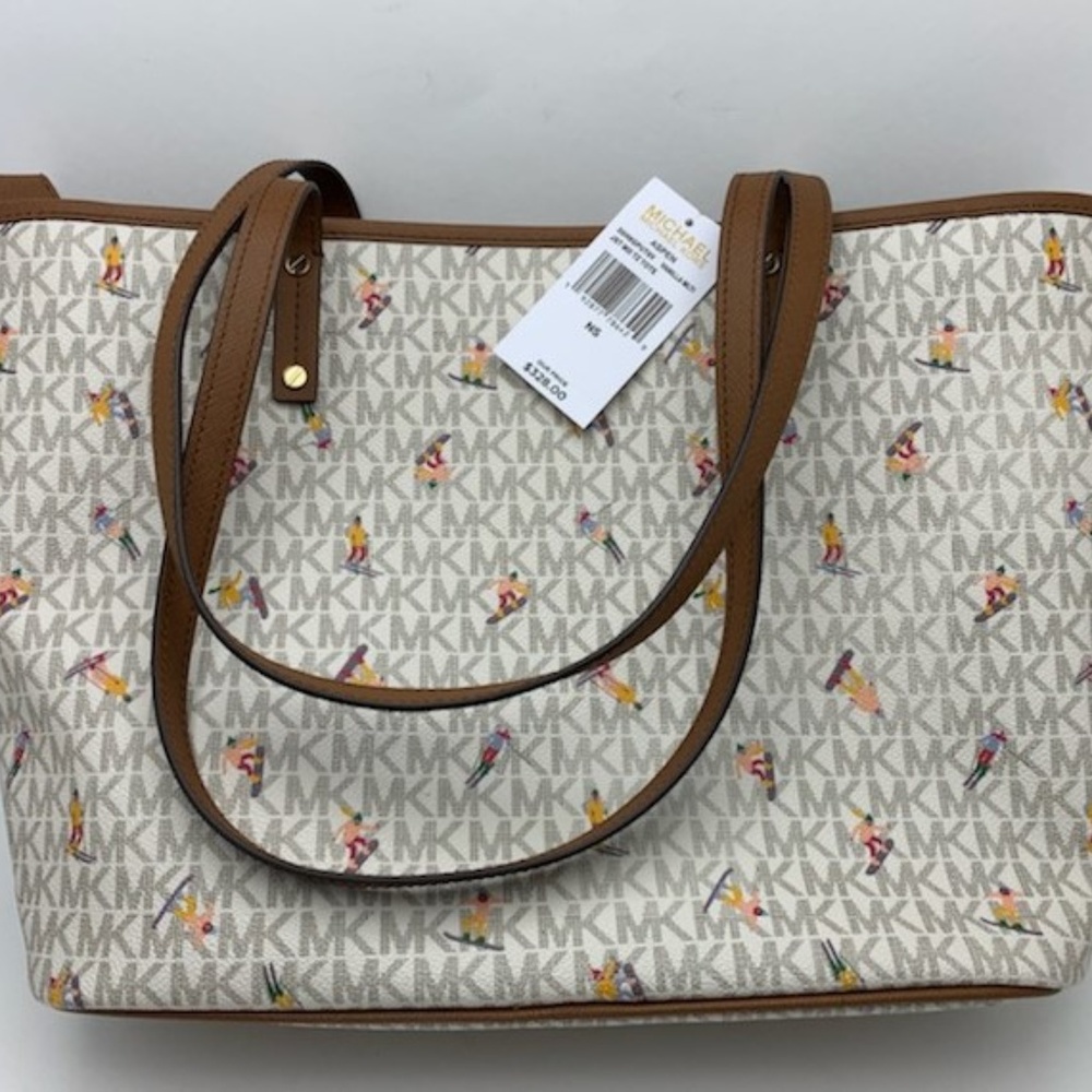Michael Kors Aspen Tote, Vanilla - Picture 2 of 3